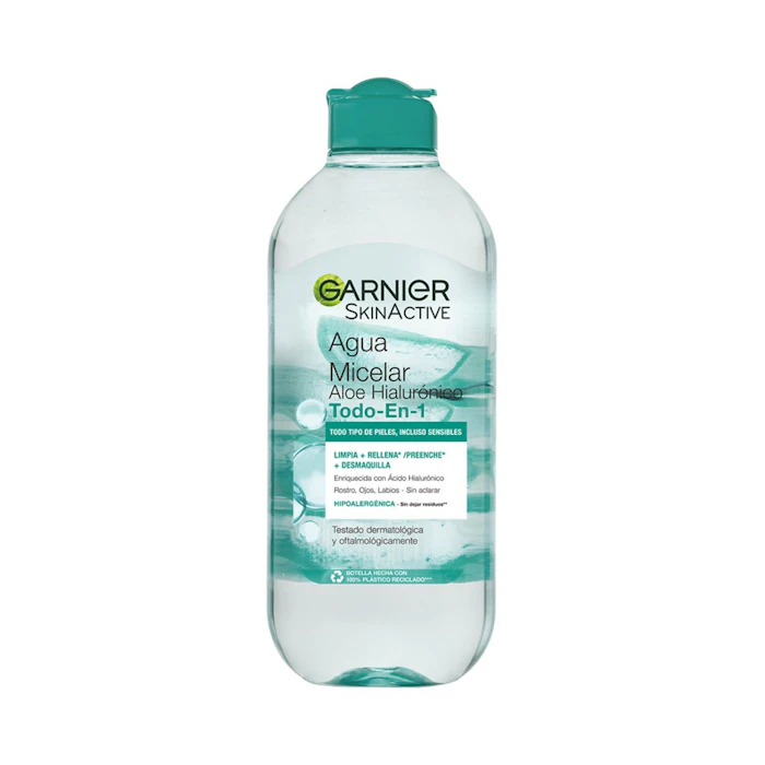 Agua Micelar Aloe Hialurónico Garnier 400Ml