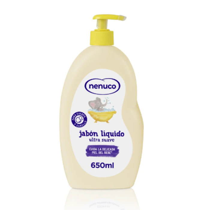 Jabón Líquido Ultra Suave Nenuco 650Ml