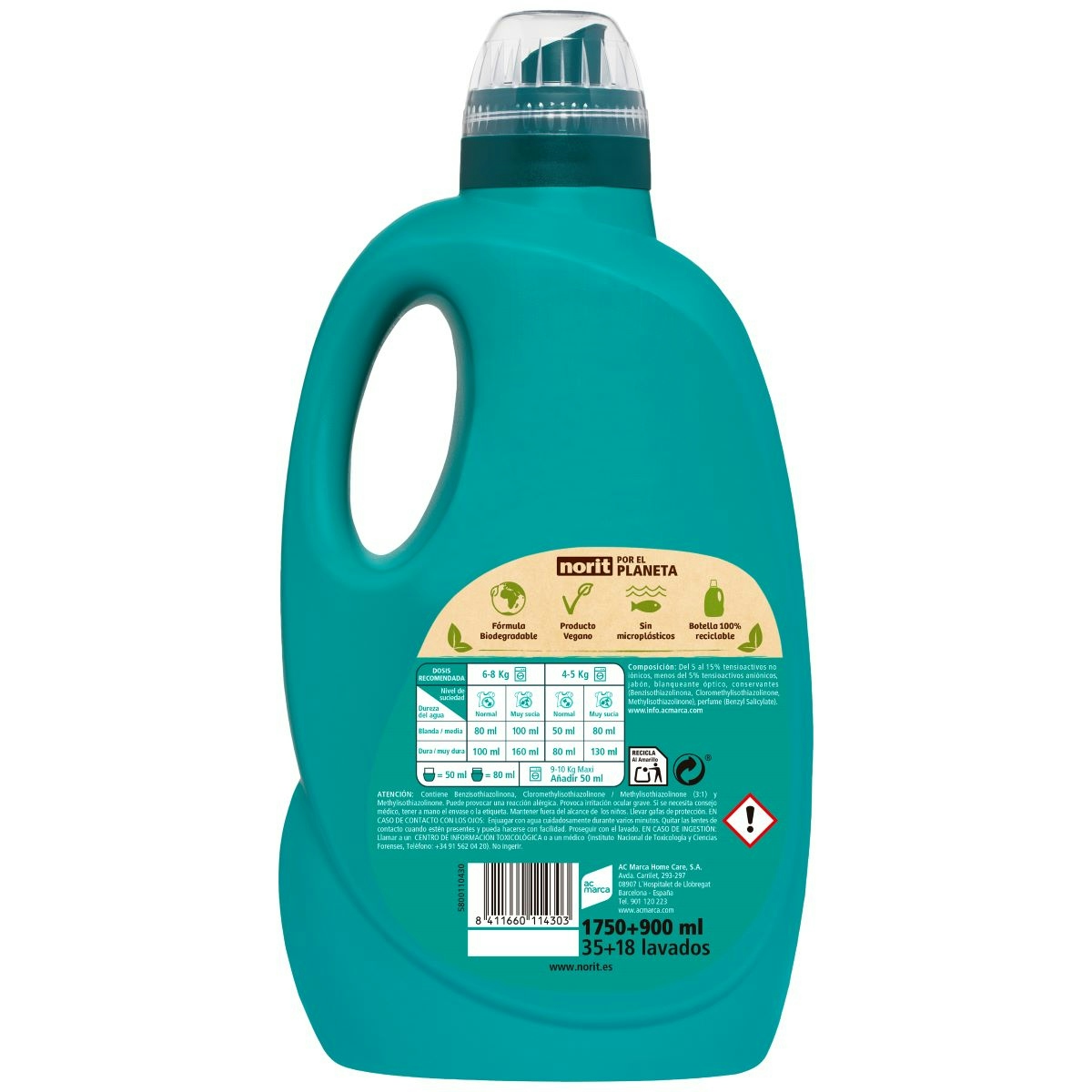 Detergente Norit Complet 35 Lav