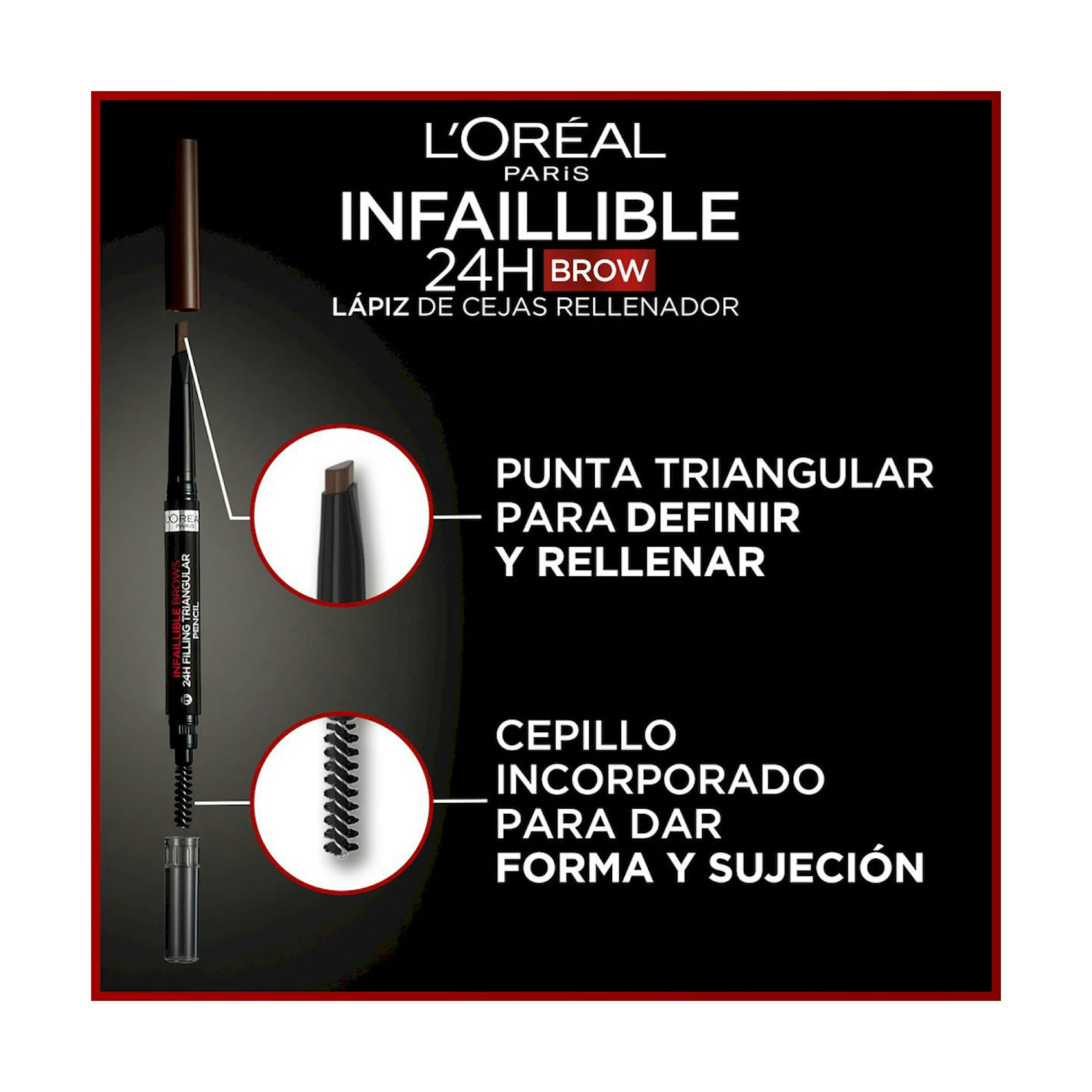 Lápiz de Cejas Rellenador Infaillible 24H L'Oréal París