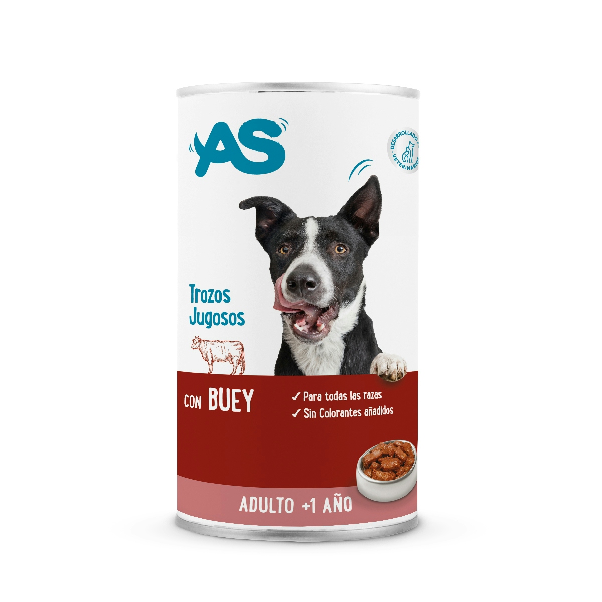 Comida Húmeda Perros Trozos Jugosos Buey AS 1200Gr Comida Húmeda Perros Trozos Jugosos Buey AS 1200Gr 0