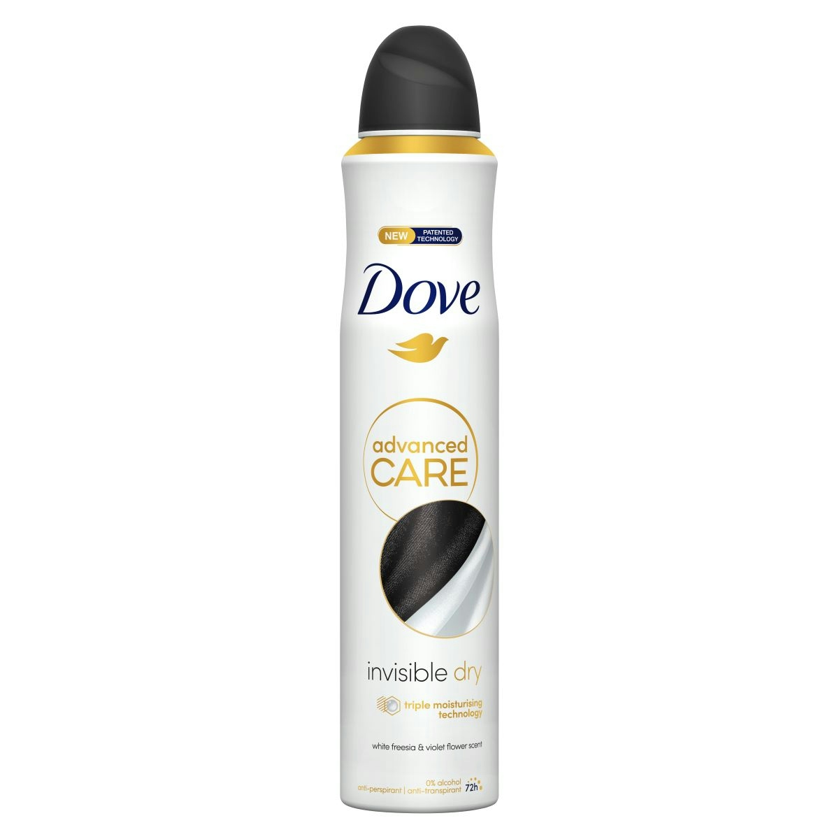 Desodorante Spray Invisible Dry Advanced Care Dove 200 Ml