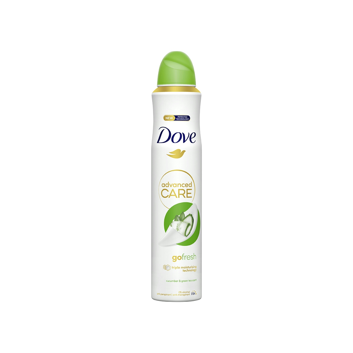 Desodorante Spray Go Fresh Pepino Advanced Care Dove 200 Ml