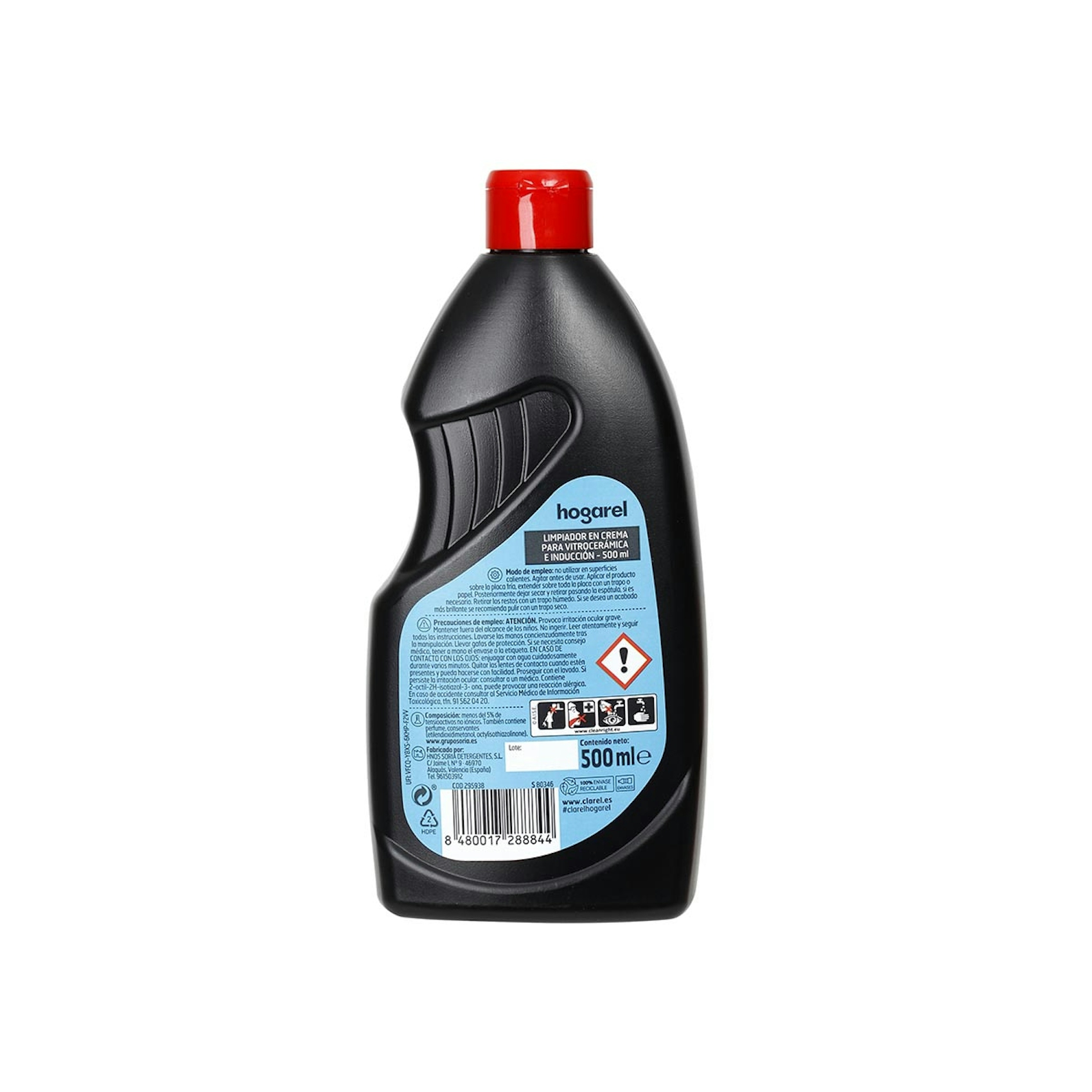 Limpiador de Vitrocerámica e Inducción Hogar 500 ml