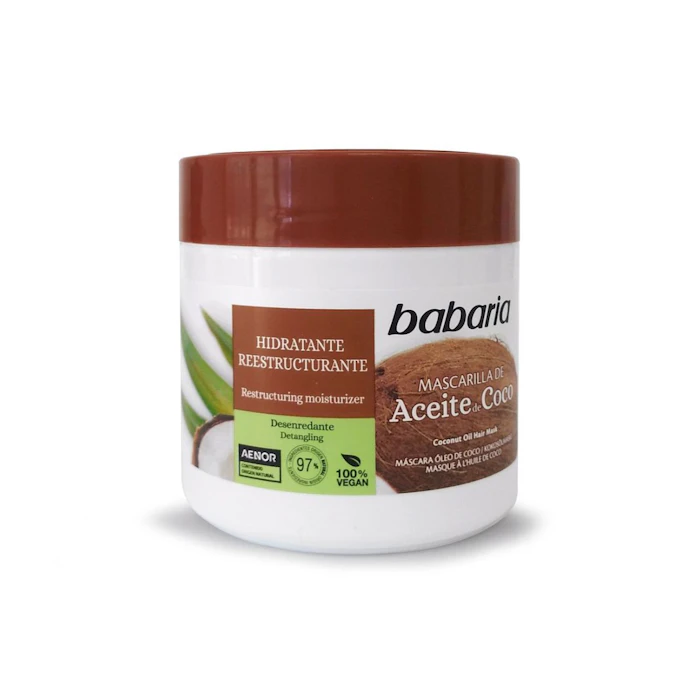 Mascarilla Capilar Aceite De Coco Babaria 400Ml