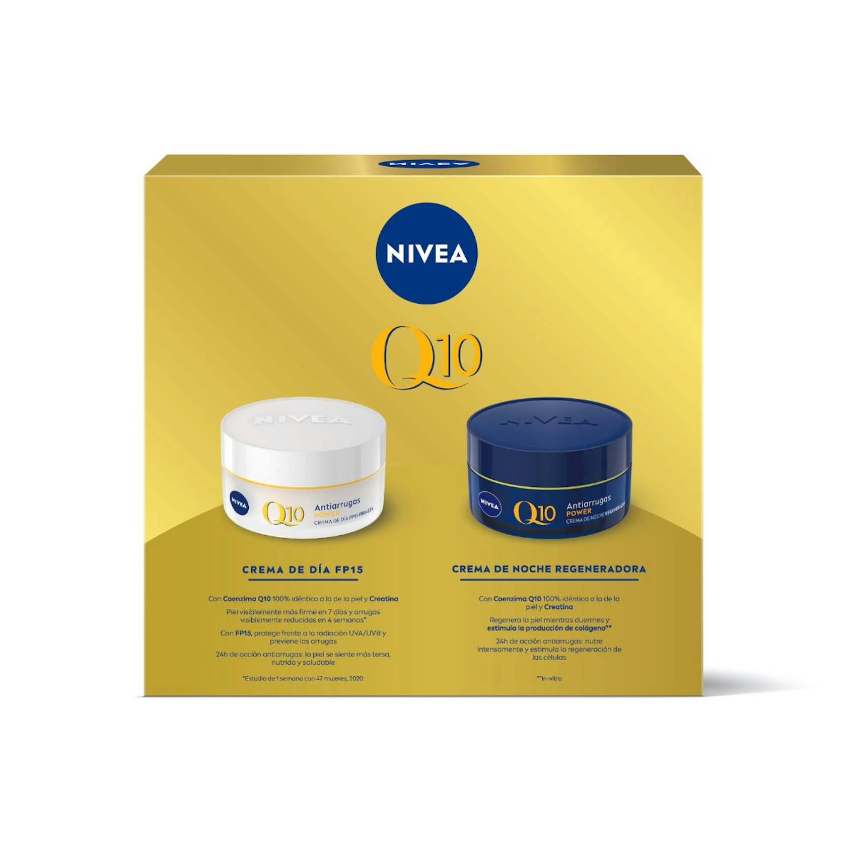 Pack Q10 Diafp15+Noche Nivea