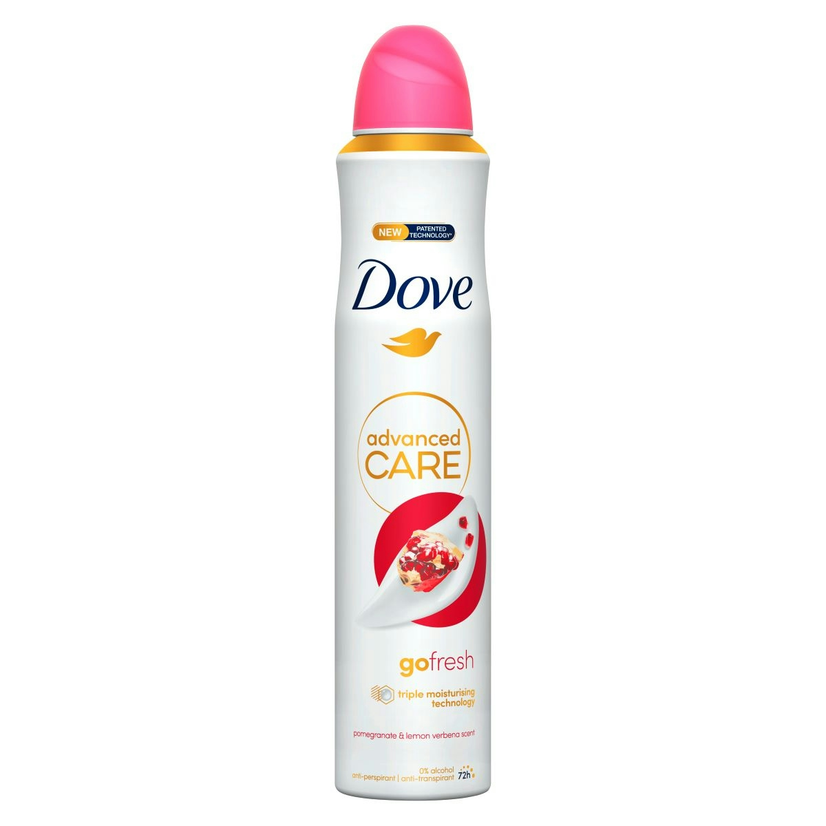 Desodorante Spray Go Fresh Granada Advanced Care Dove 200 Ml