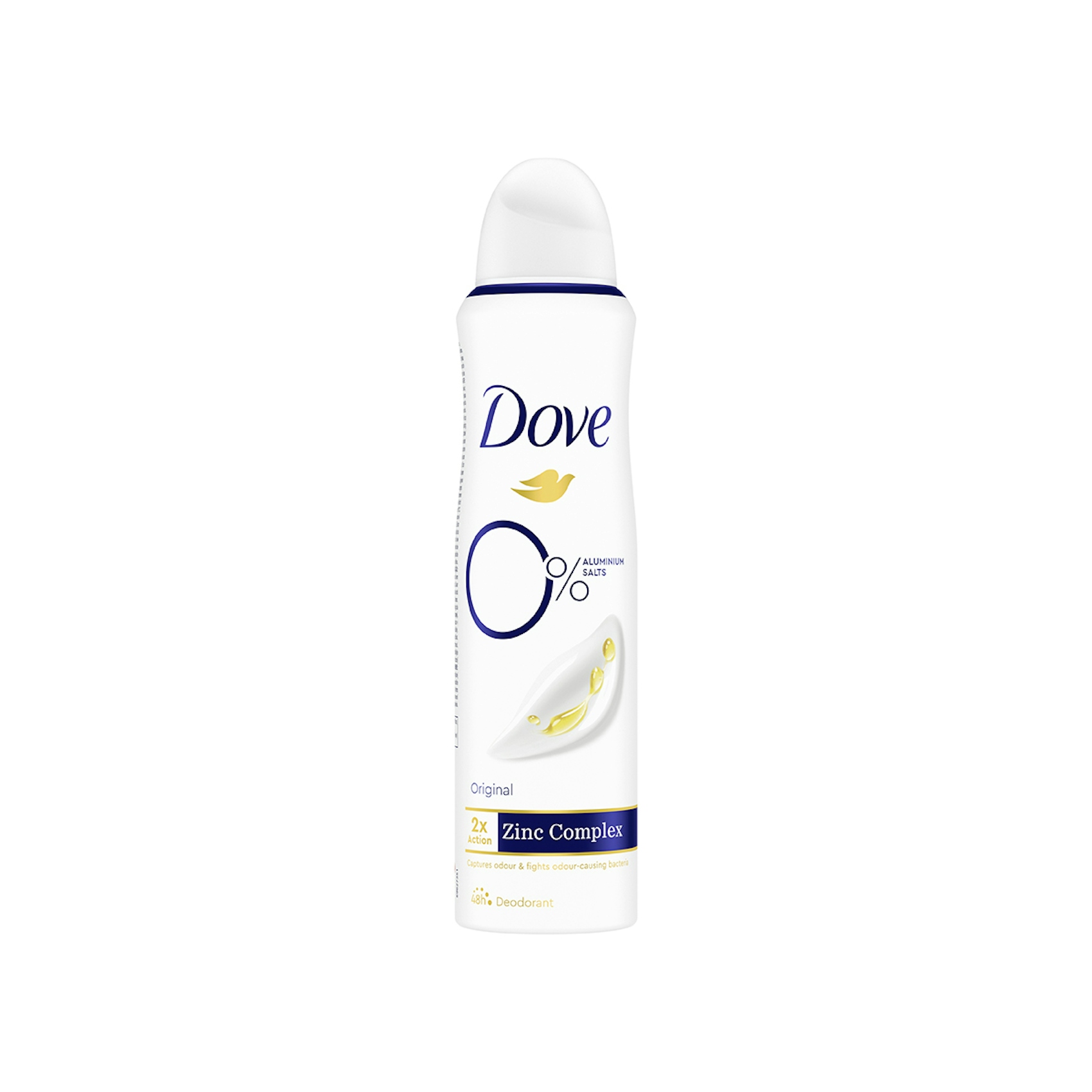 Desodorante Spray Original 0% Dove 150 Ml