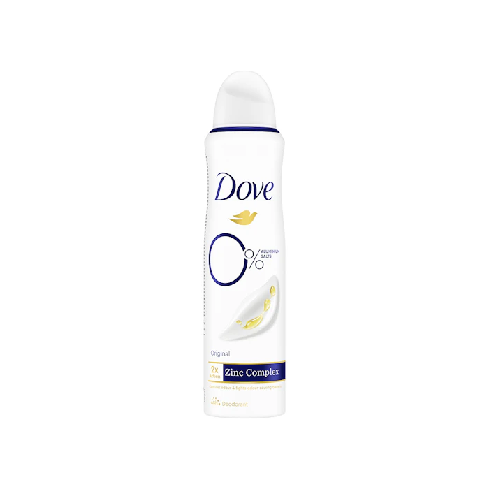 Desodorante Spray Original 0% Dove 150Ml