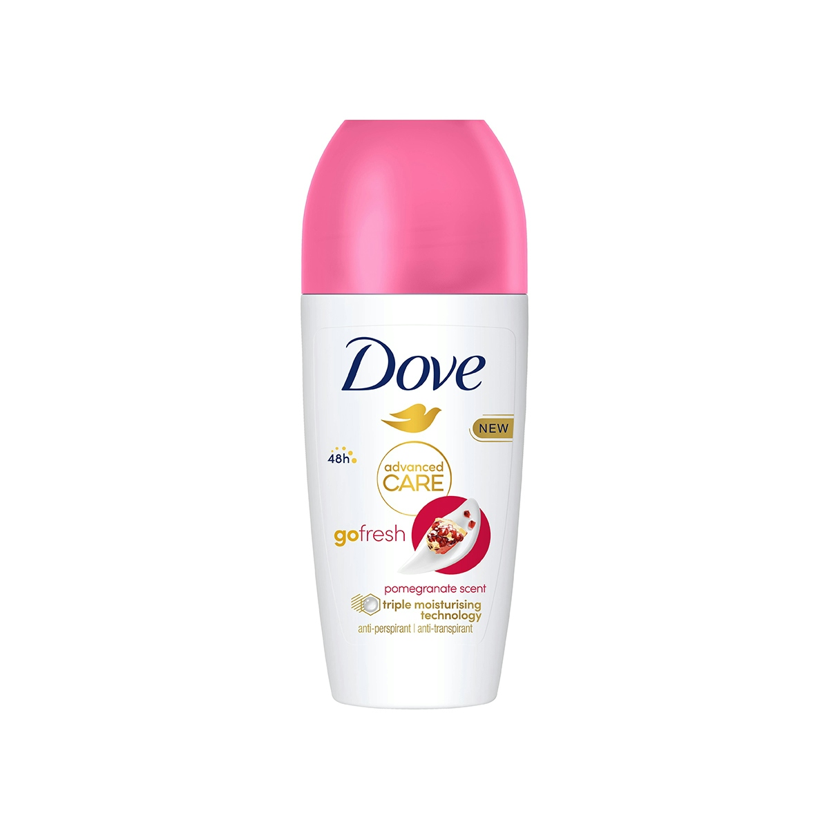 Desodorante Roll-On Go Fresh Granada Advanced Care Dove 50 Ml