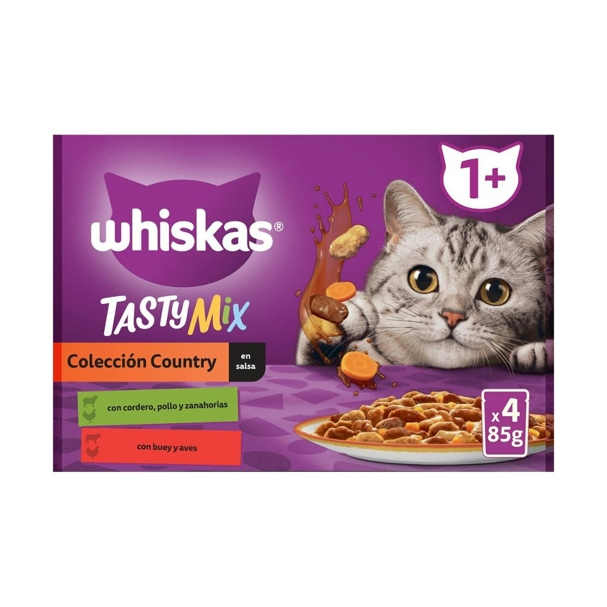 Tasty Mix Country Whiskas 4X85G