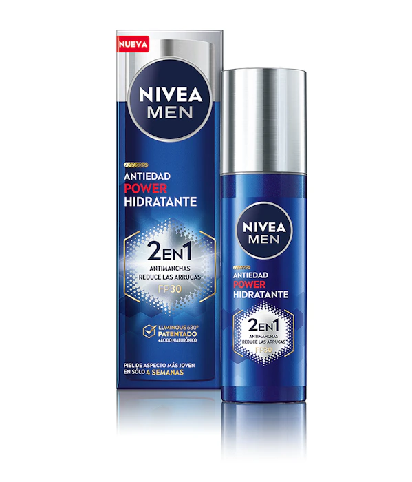 Crema Hidratante Antiedad Power 2 En 1 Nivea Men 50Ml