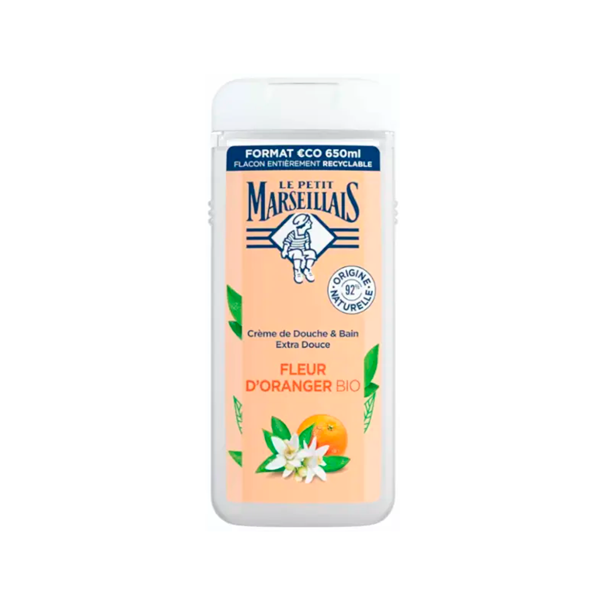 Imagen de Crema De Ducha Y Baño Azahar Le Petit Marseillais 650Ml