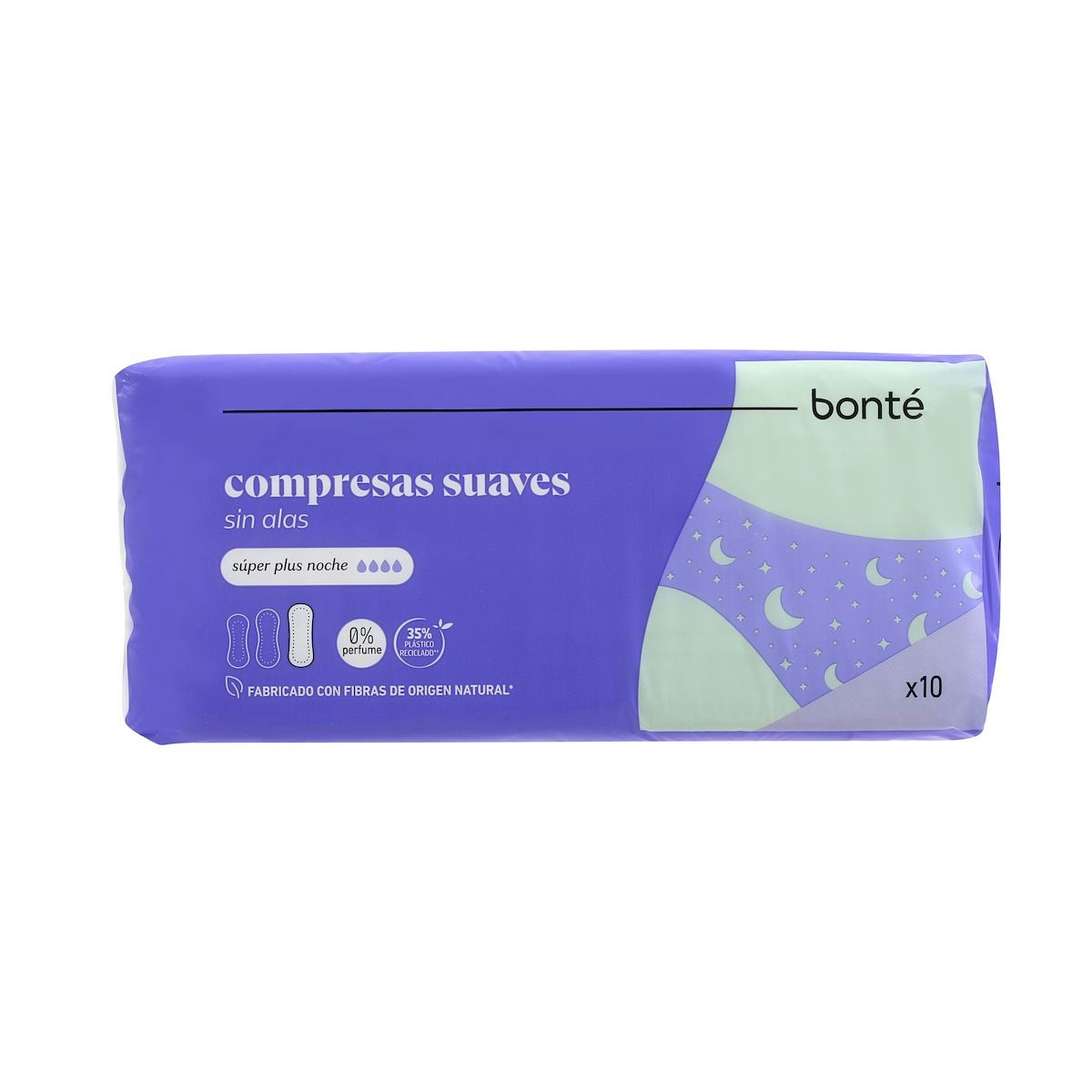 Compresas Suaves De Noche Bonté 10Uds Compresas Suaves De Noche Bonté 10Uds 0