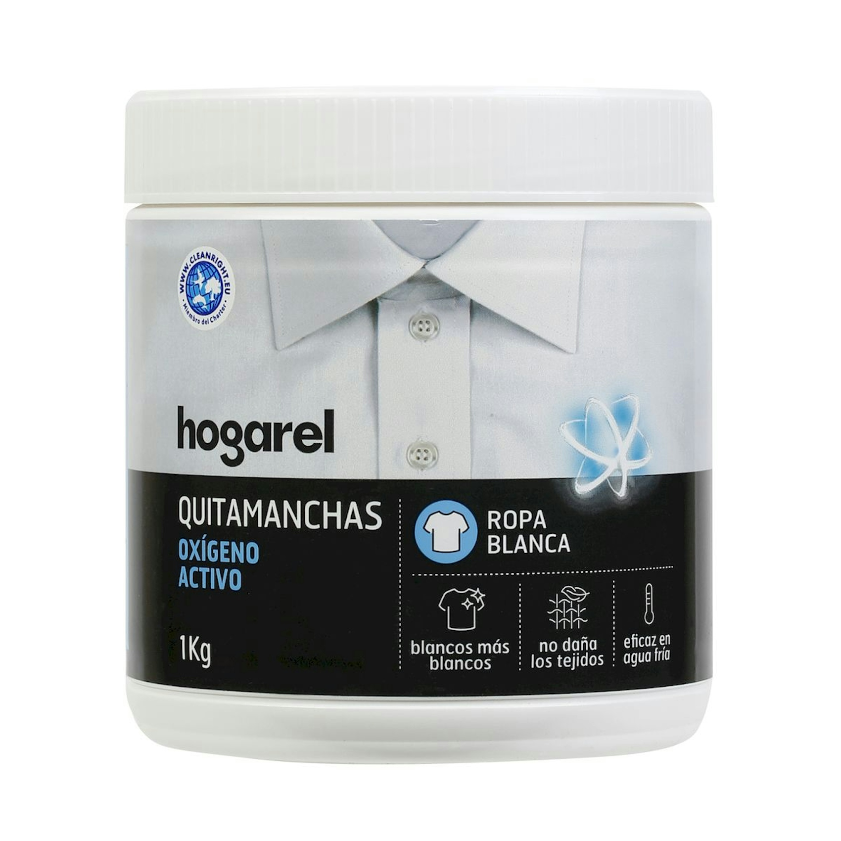 Quitamanchas Oxigeno Activo Hogarel Ropa Blanca 1 Kg
