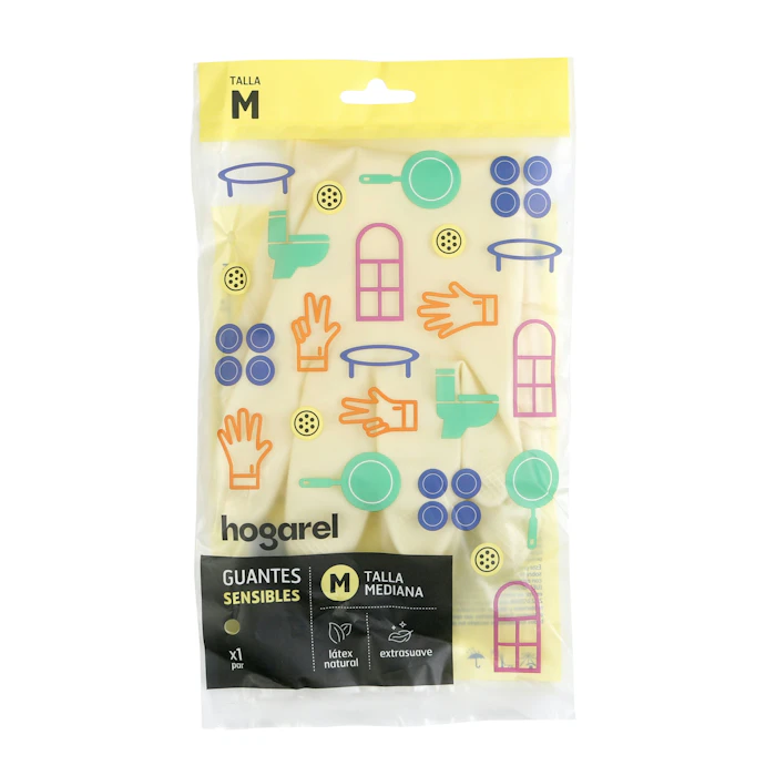 Guantes Sensibles Talla Mediana Hogarel
