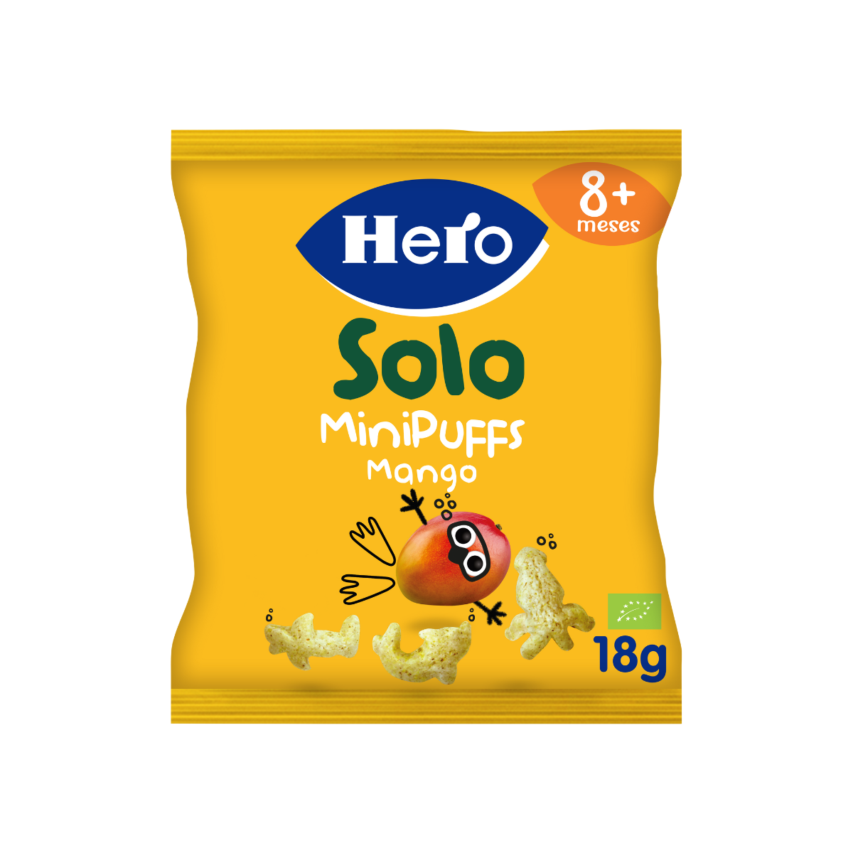 Snack Gusanito Mango Eco Hero Solo 18G 5U
