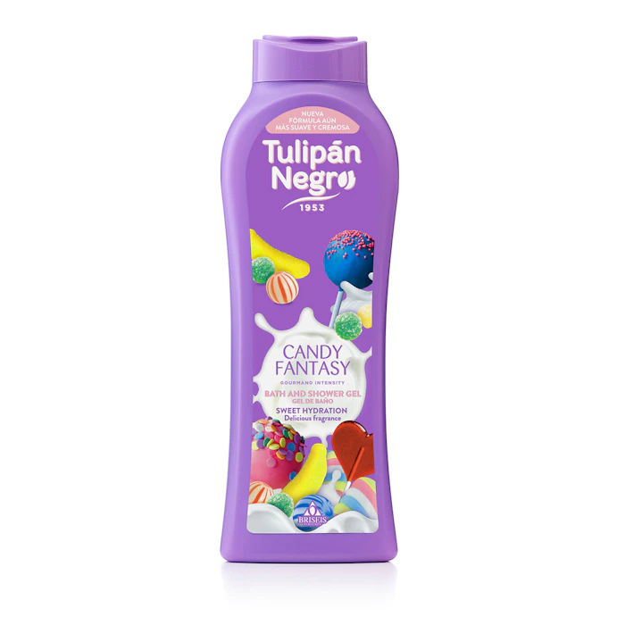 Gel De Ducha Candy Fantasy Tulipán Negro 650Ml