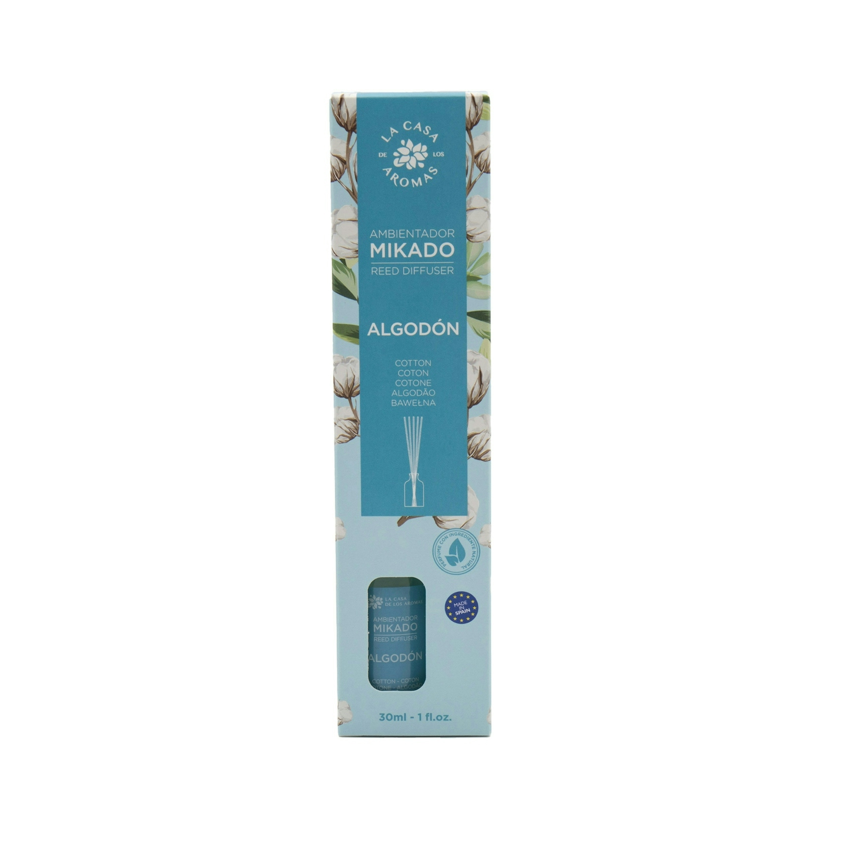 Ambientador Mikado Basic Pure Cotton La Casa De Los Aromas 30Ml Ambientador Mikado Basic Pure Cotton La Casa De Los Aromas 30Ml 0