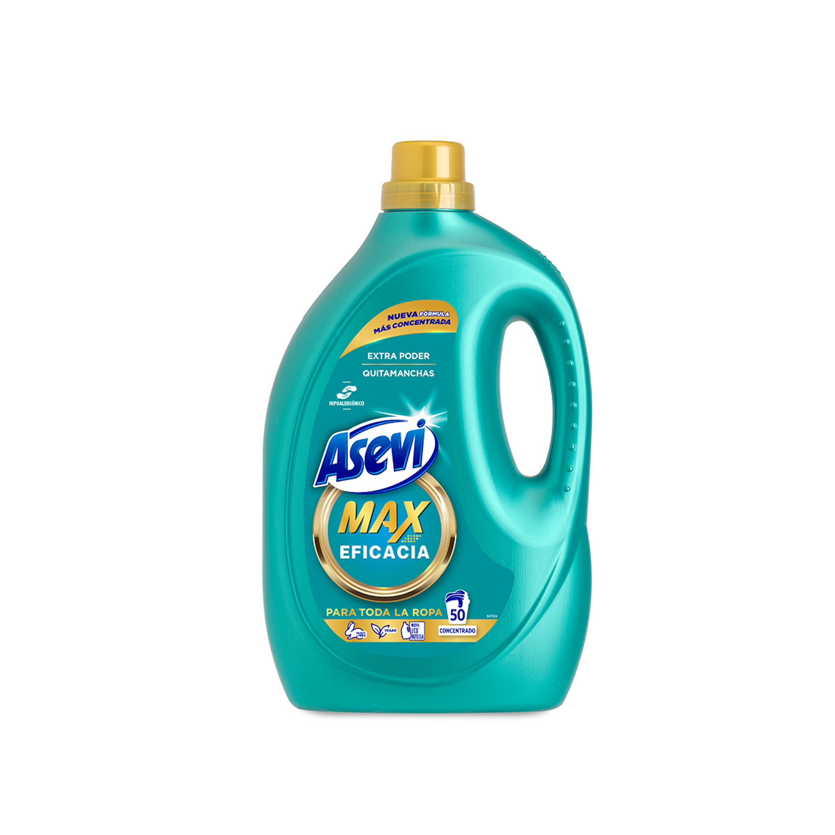 Detergente Asevi Max Eficacia 50D