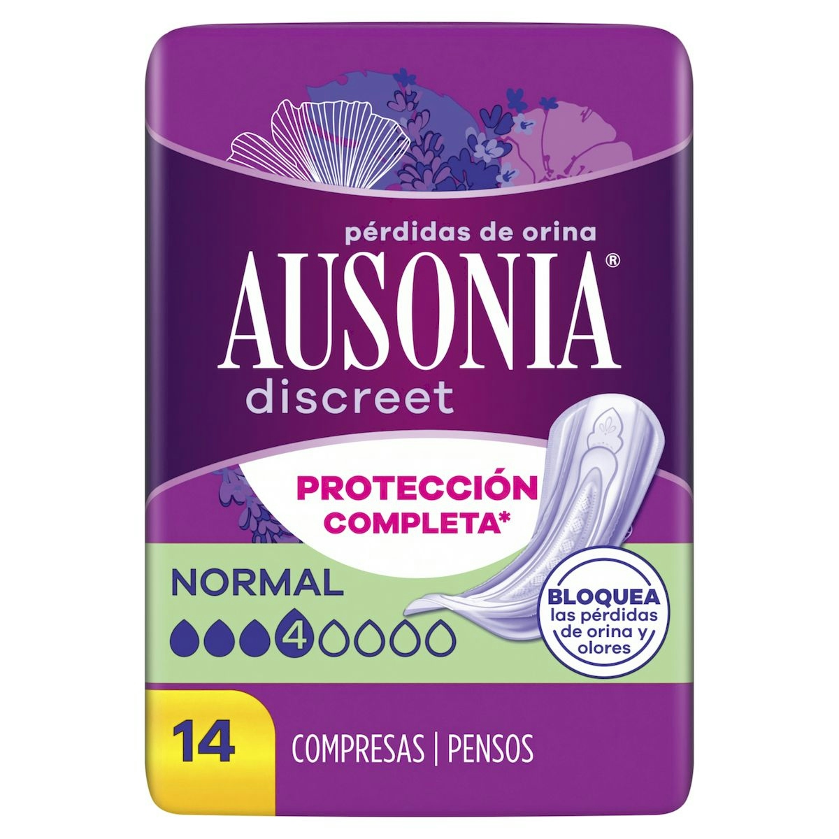 Compresas De Incontinencia Normal Ausonia Discreet 14 Uds Compresas De Incontinencia Normal Ausonia Discreet 14 Uds 0