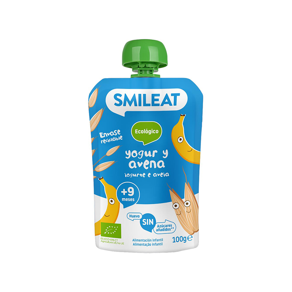 Imagen de Bolsita Yogur Y Avena Smileat 100Gr