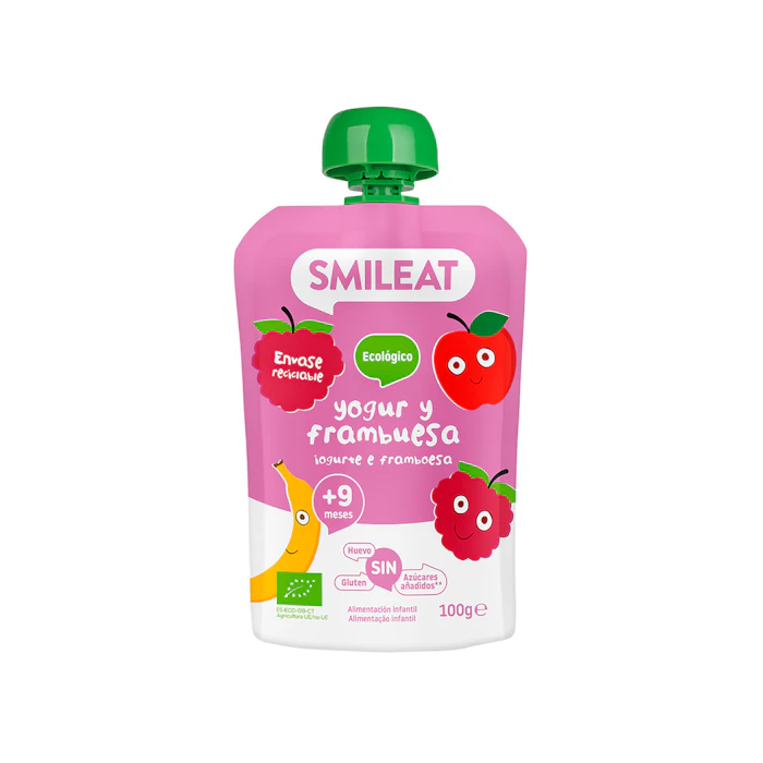Bolsita Yogur Y Frambuesa Smileat 100Gr