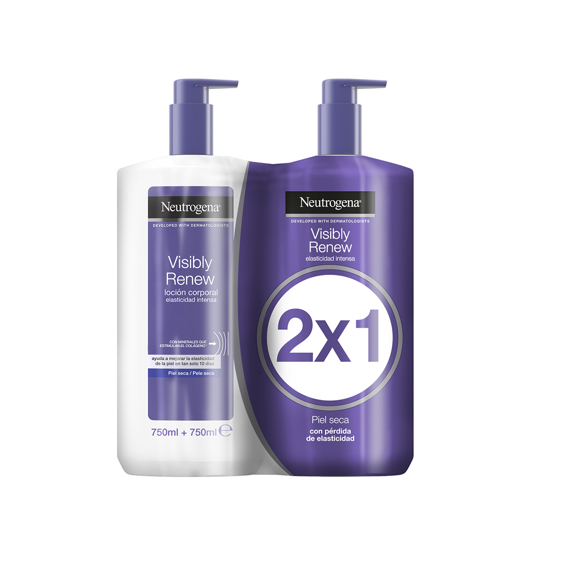Imagen de Loción Corporal Reafirmante Visibly Renew Neutrogena 2x750Ml