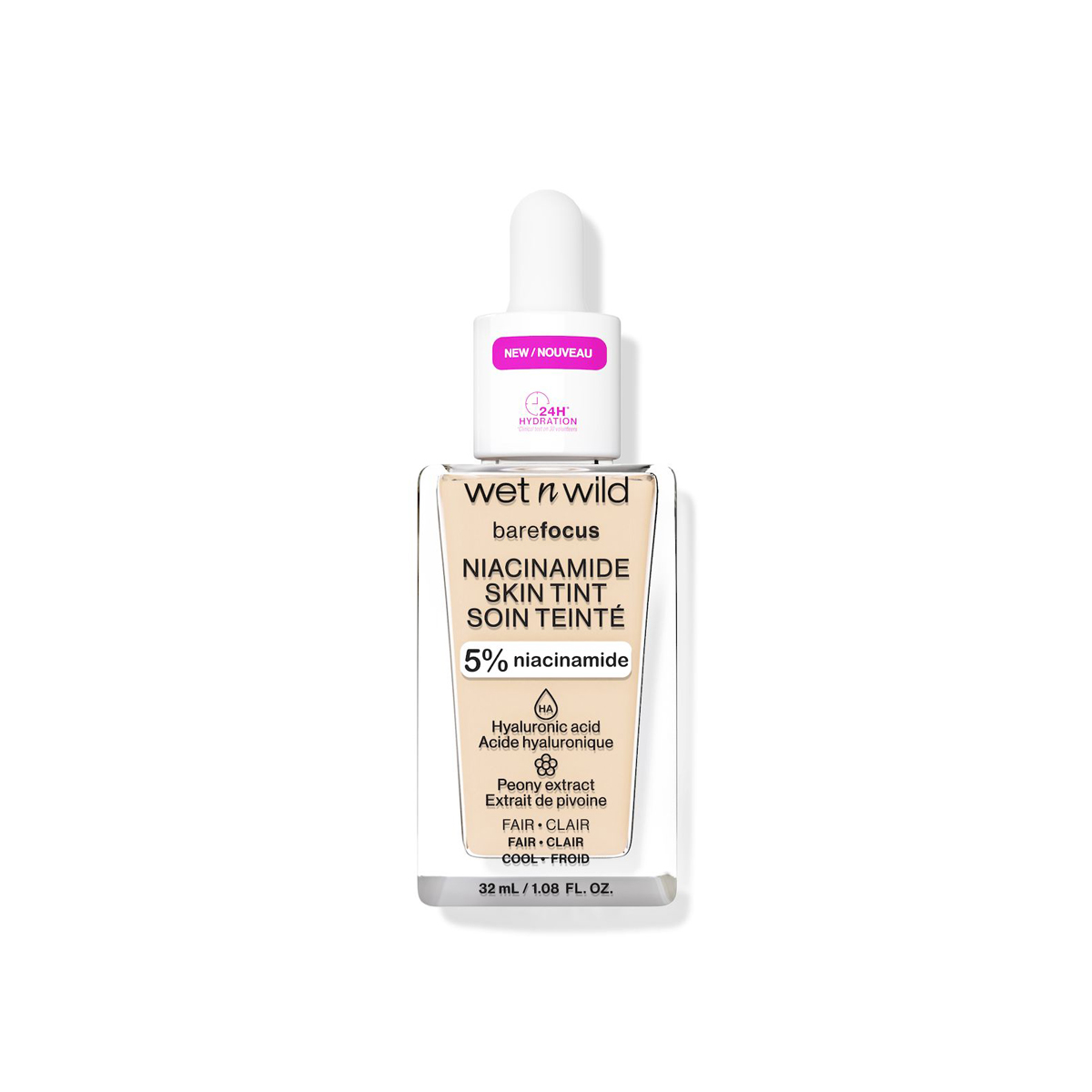 Imagen de Base De Maquillaje Bare Focus Niacinamide Skin Tint Wet N Wild