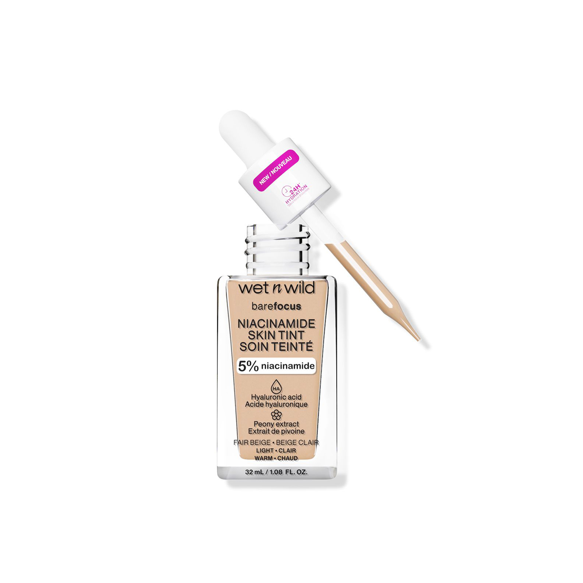 Imagen de Base De Maquillaje Bare Focus Niacinamide Skin Tint Wet N Wild
