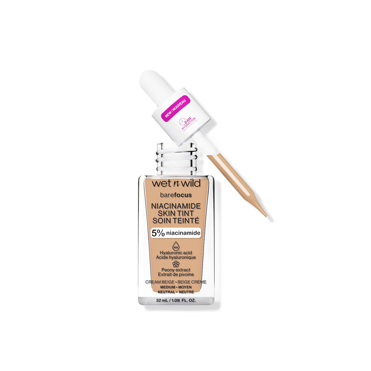 Imagen de Base De Maquillaje Bare Focus Niacinamide Skin Tint Wet N Wild