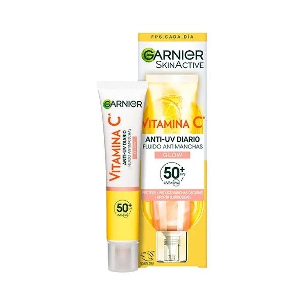 Imagen de Fluido Facial Glow Antimanchas Vitamina C SPF 50+ Garnier 15Ml