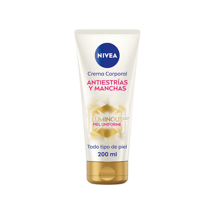 Crema Corporal Antiestrías Y Manchas Luminous 630 Nivea 200Ml