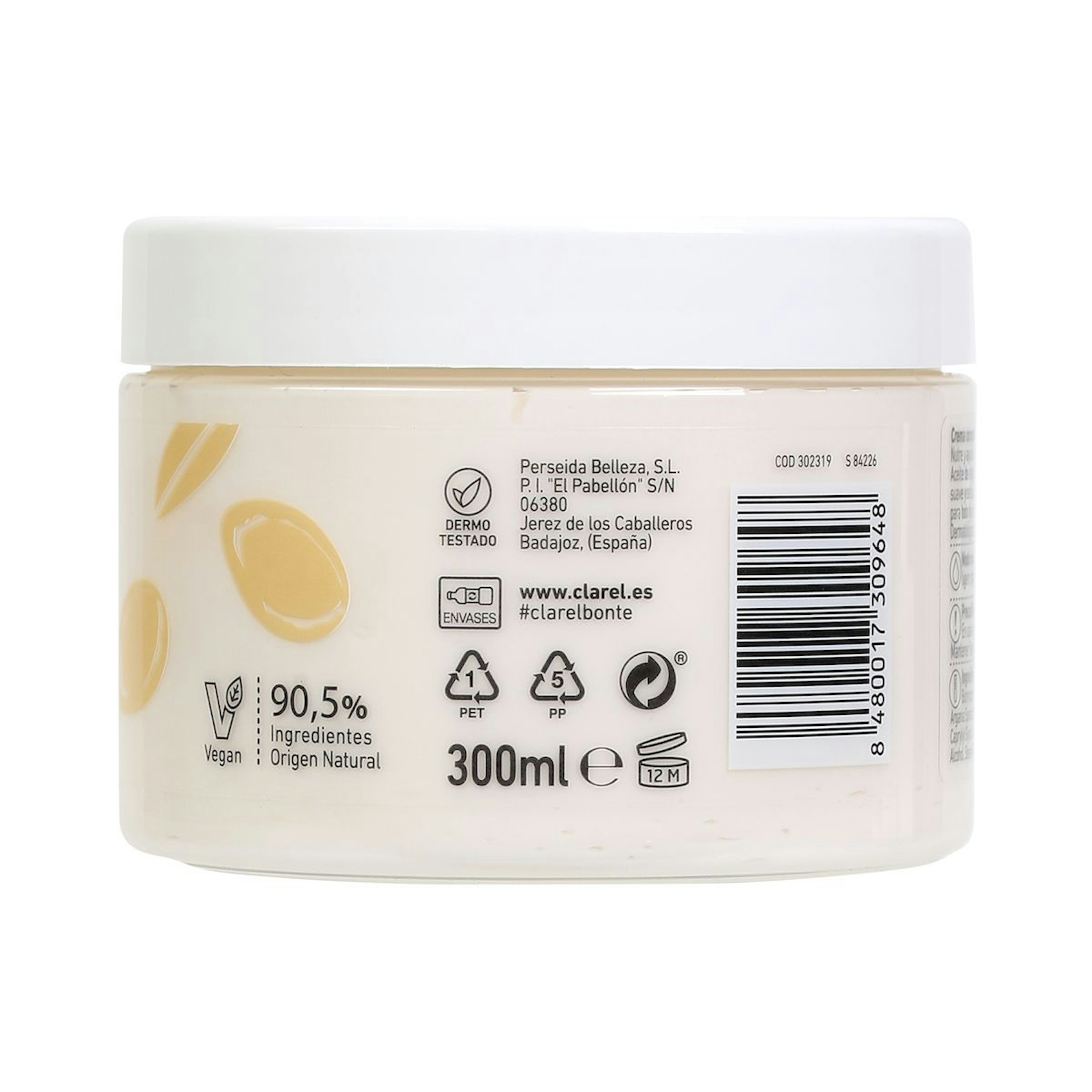 Bonte Crema Corporal Nutritiva Aceite De Argán 300Ml