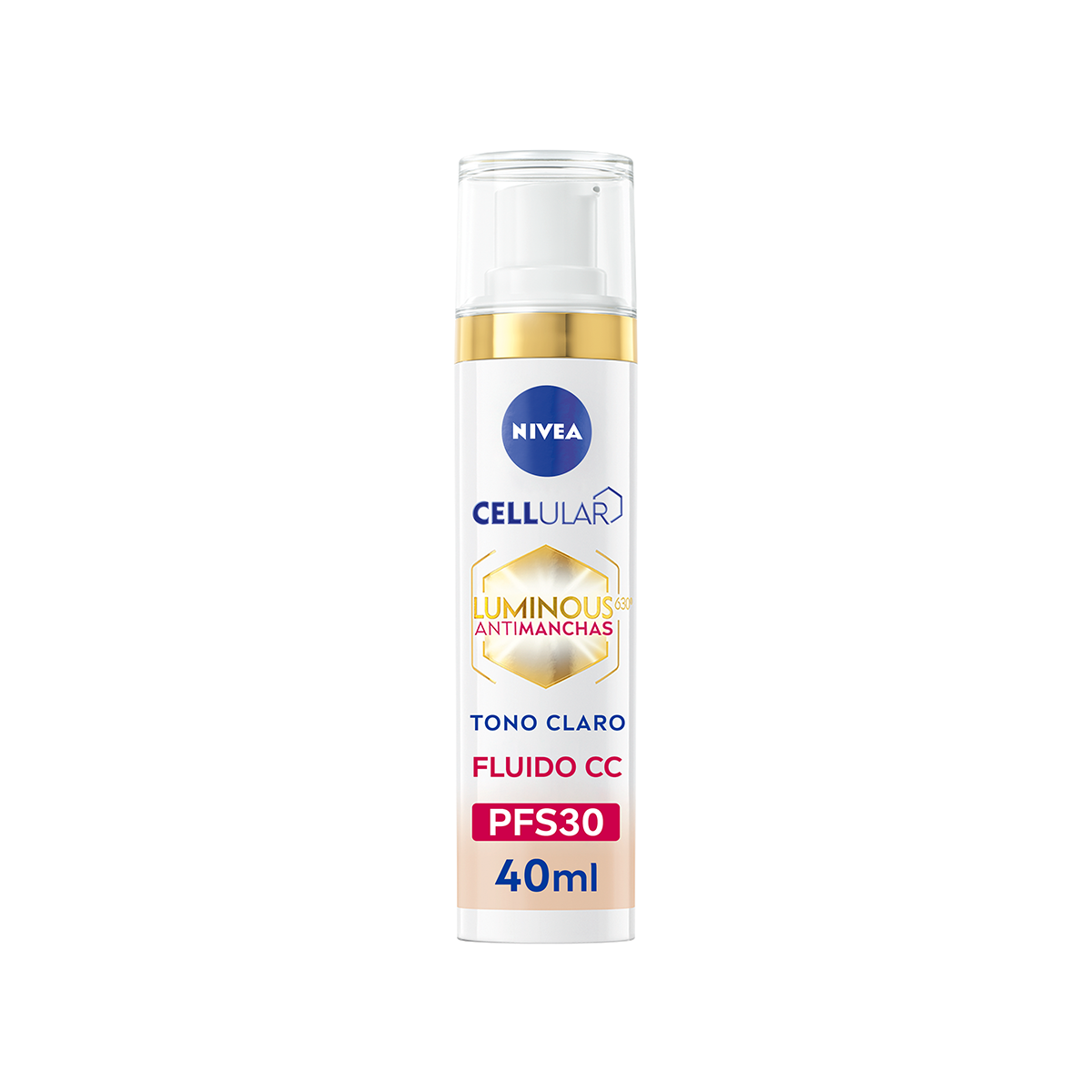 Imagen de Fluido Con Color Luminous 630 Antimanchas SPF 30 Nivea Tono Claro