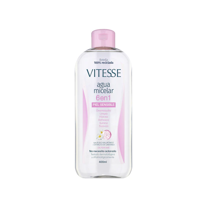 Agua Micelar 6 En 1 Piel Sensible Vitesse 400Ml
