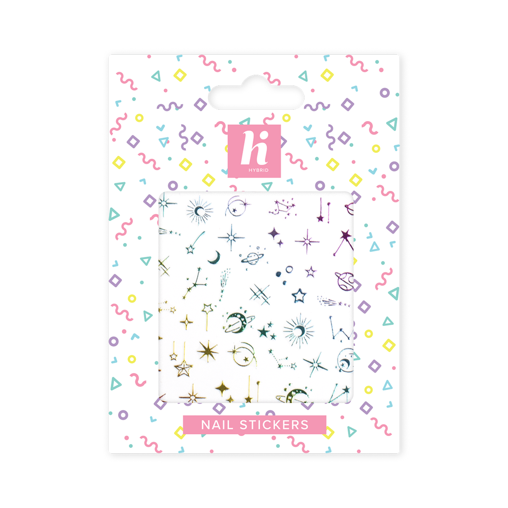 Hi Hybrid Nail Stickers Astro #01