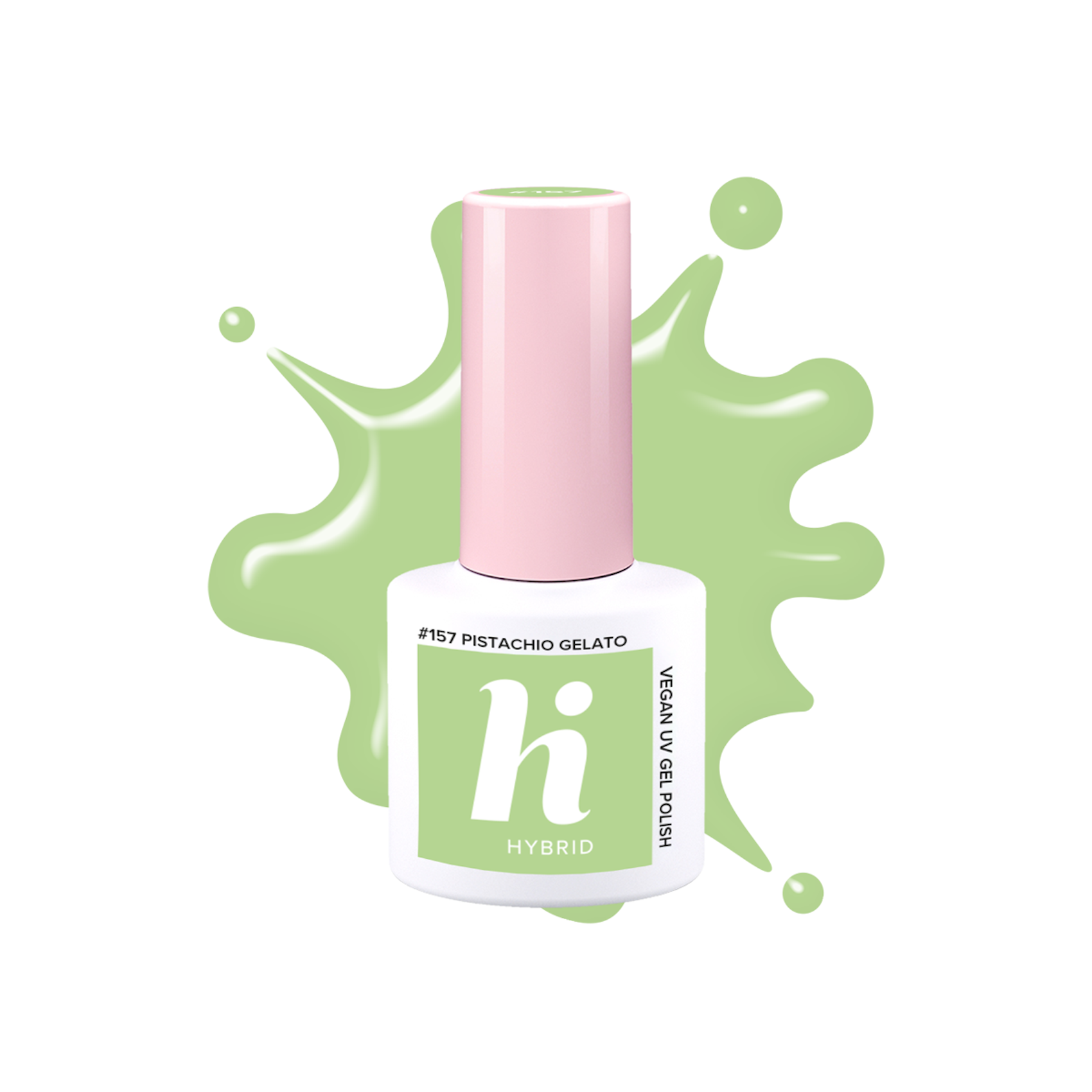 Hi Hybrid 157 Uv Gel Polish Pistachio Gelato 5Ml