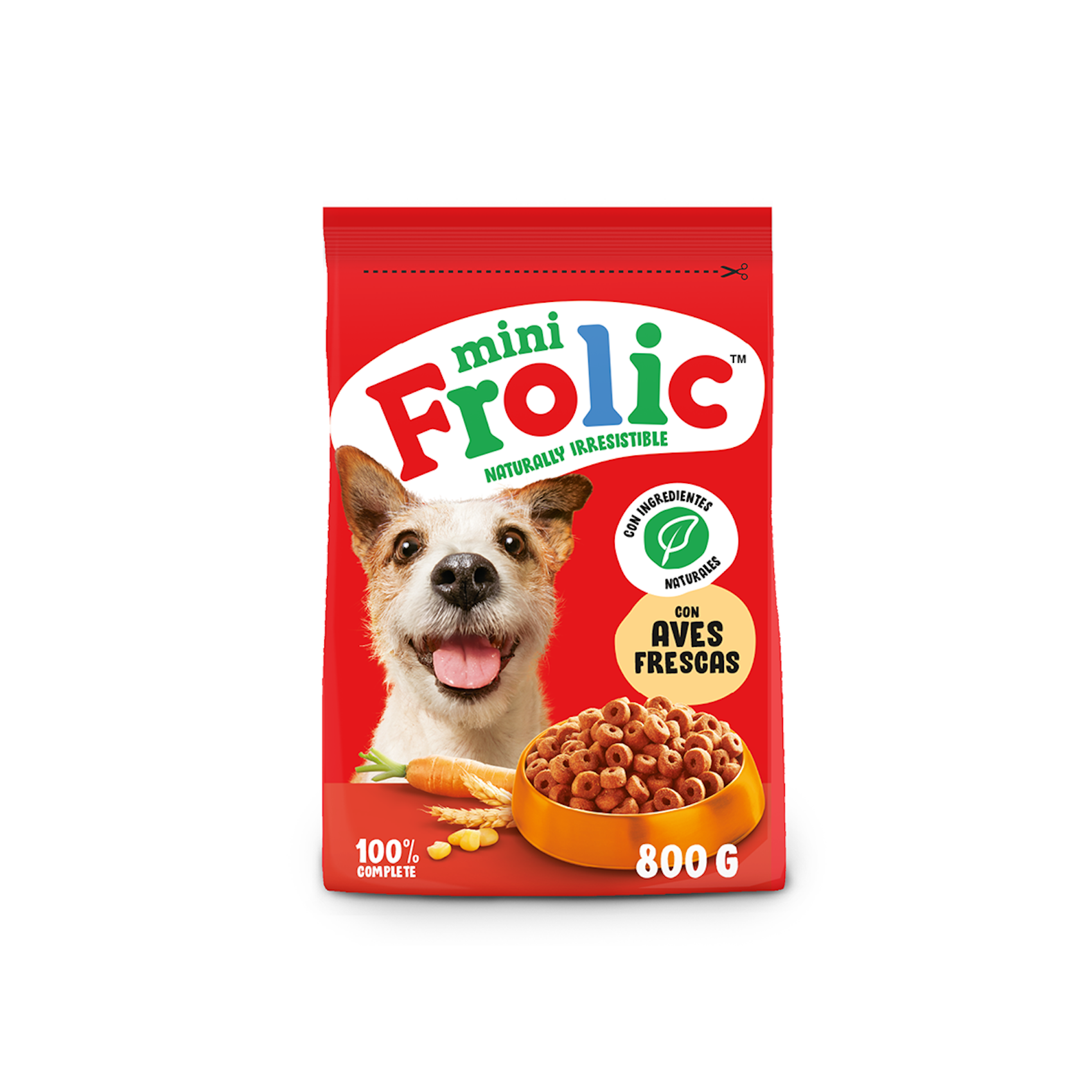 Croquetas Para Perros Pequeños & Medios Frolic 800 G