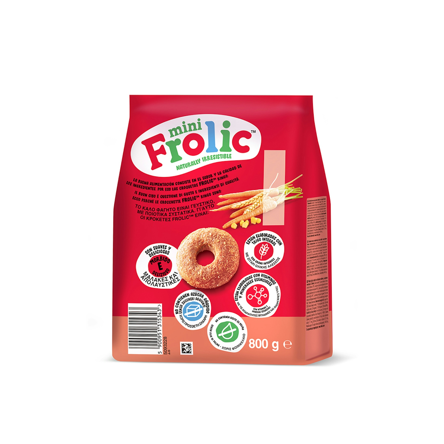 Croquetas Para Perros Pequeños & Medios Frolic 800 G