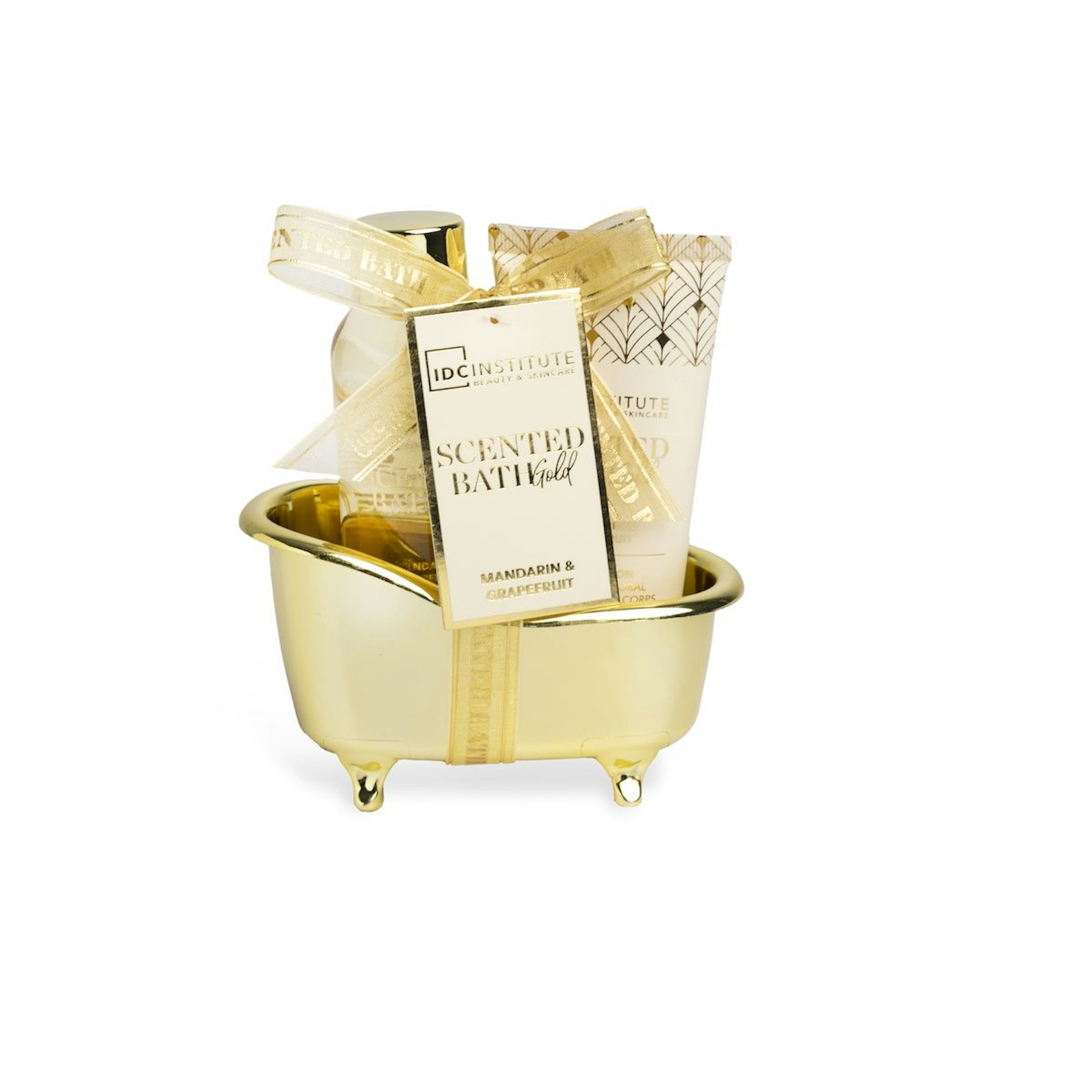 Idc Institute Scented Gold Mini Bathtub Set 0