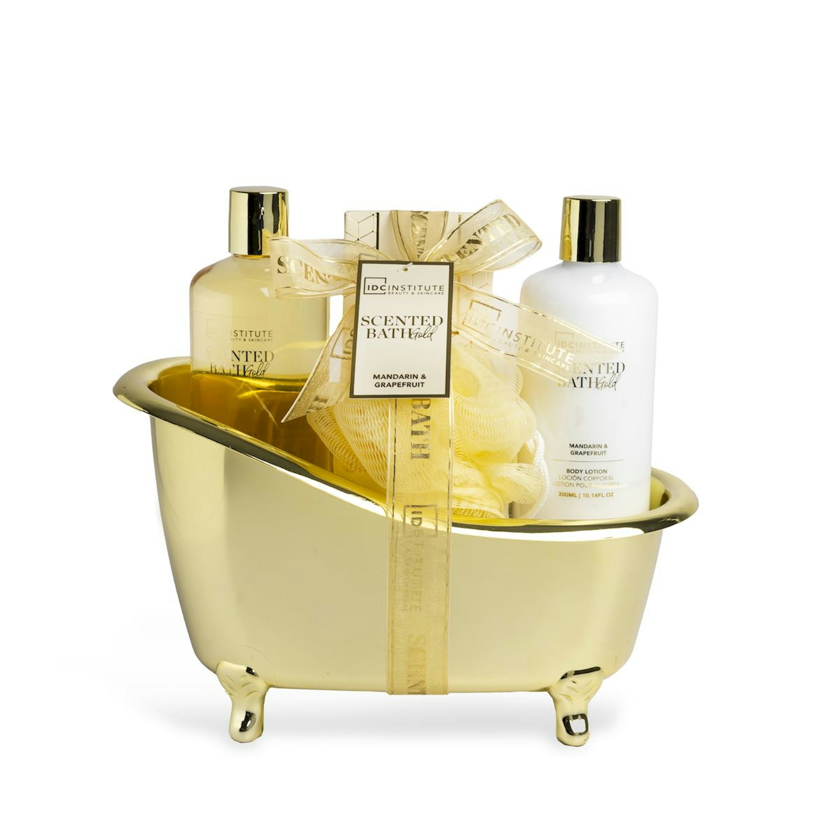 Idc Institute Scented Bath Gold 4Pcs Bathtub 0