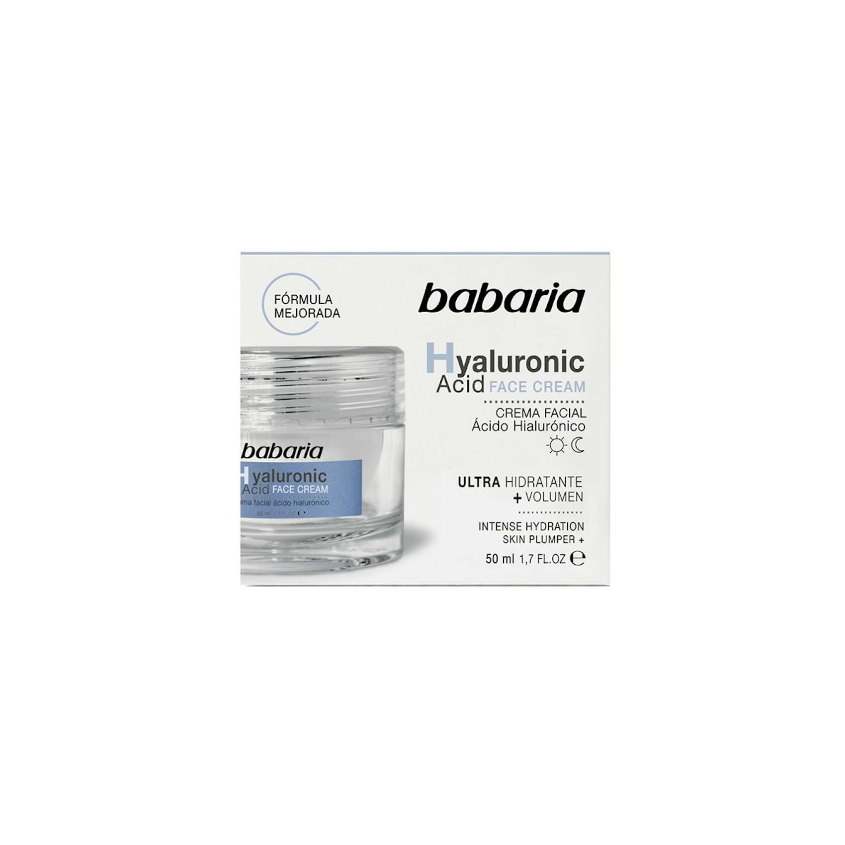 Crema Dia Acido Hialuronico Babaria 50Ml 0