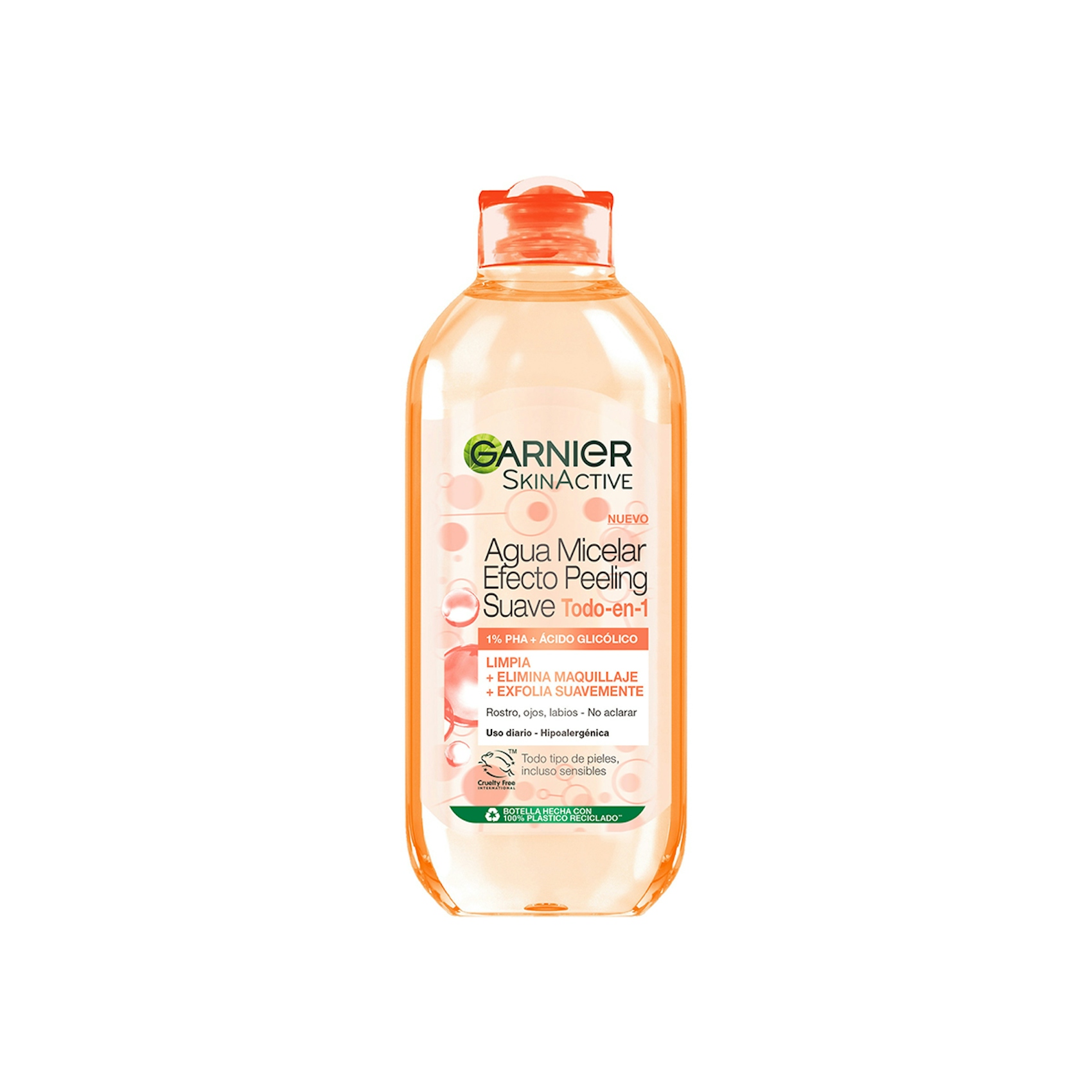 Agua Micelar Peeling Garnier 400Ml