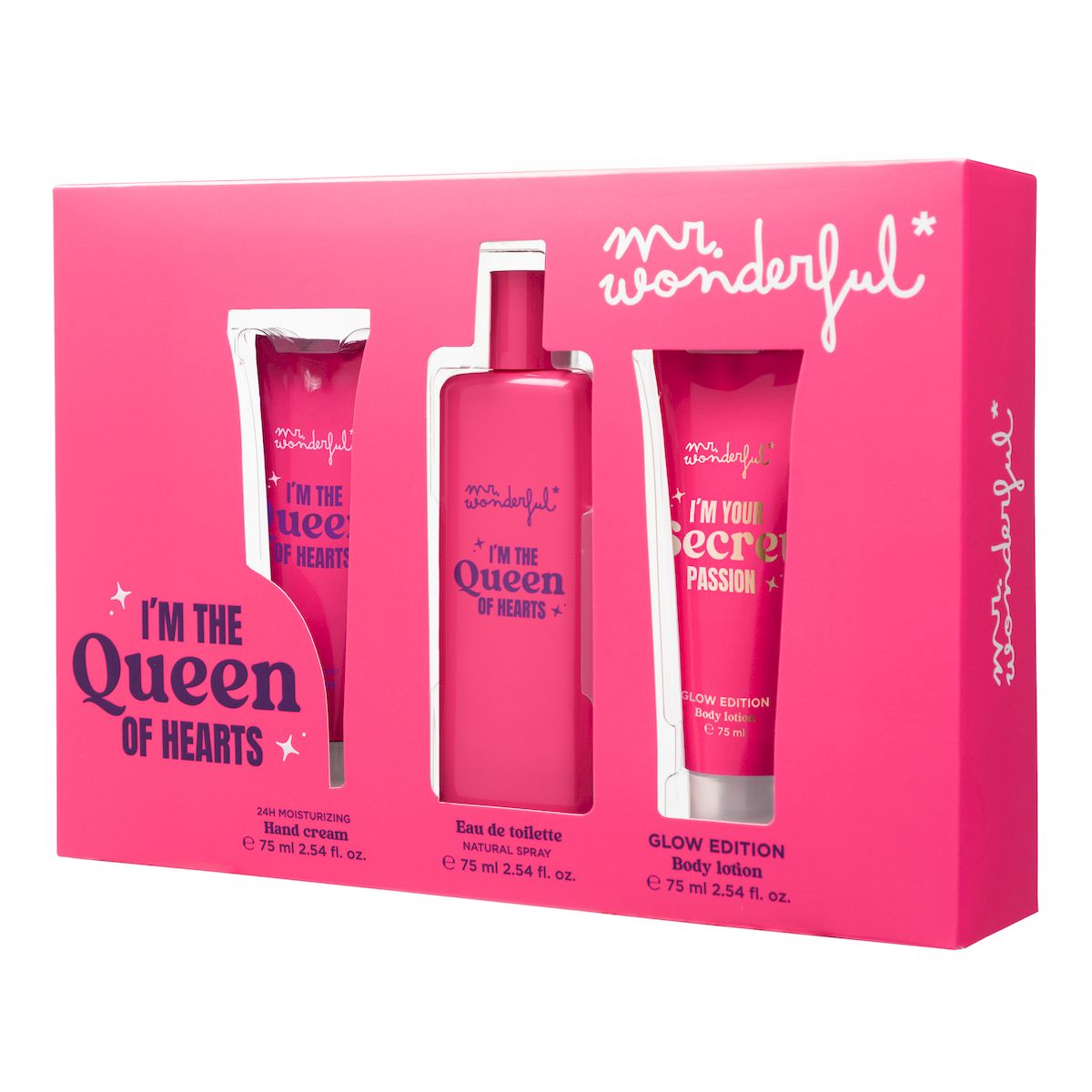 Imagen de Mrw I´M The Queen Of Hearts EDT 75Ml / Body Lotion 75Ml / Crema Manos 75Ml