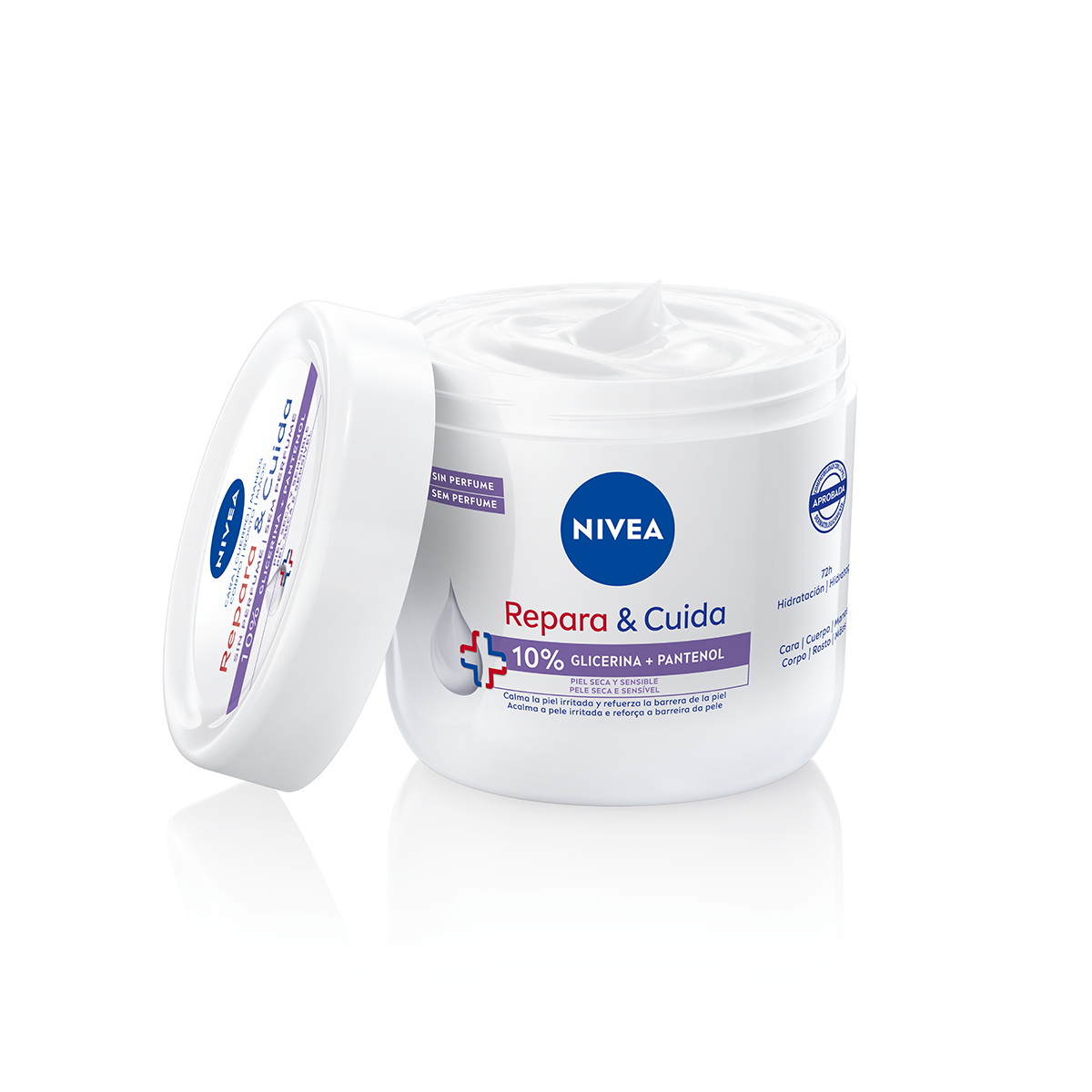 Imagen de Crema Corporal Repara Y Cuida Glicerina Y Panthenol Nivea 400Ml