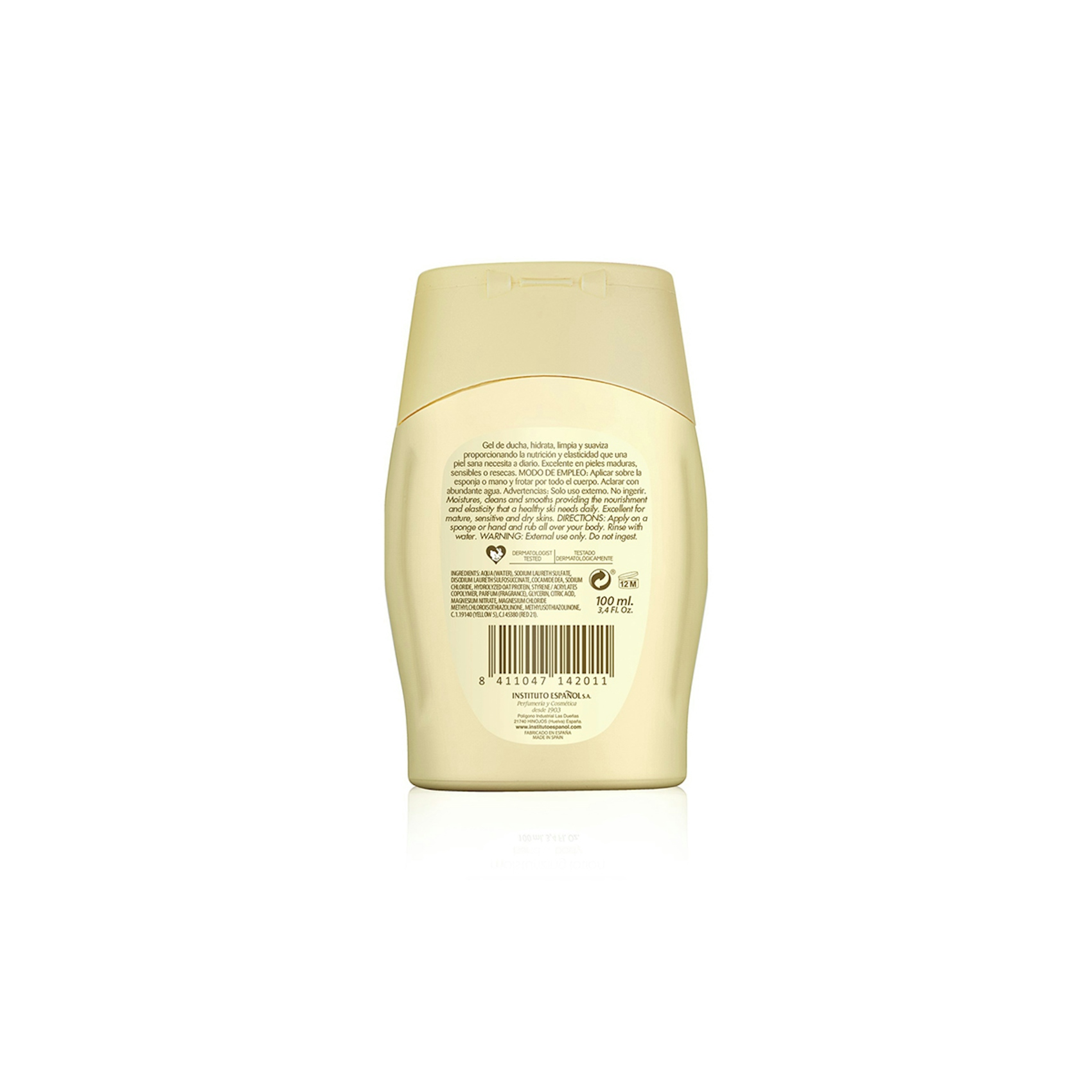 Gel De Baño Avena Instituto Español 100 Ml