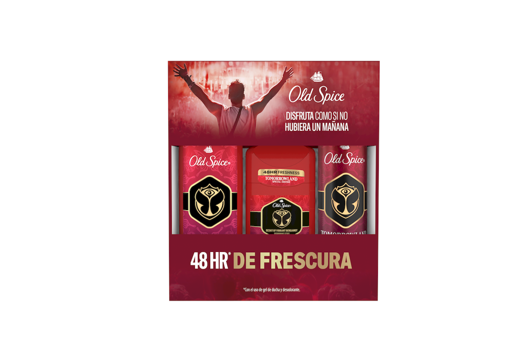 Giftpack Festivales Old Spice (Tomorrowland - Stic 50Ml + Spray 150Ml + Sg 400Ml) 0