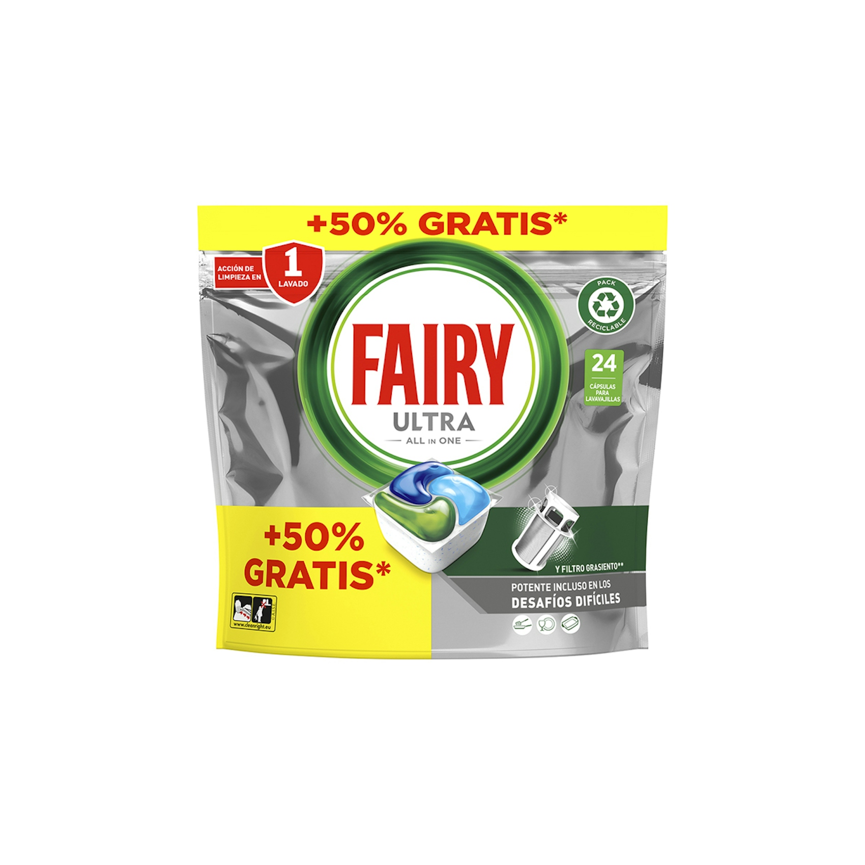 Fairy Ultra Original 16+8 "+50% Gratis"