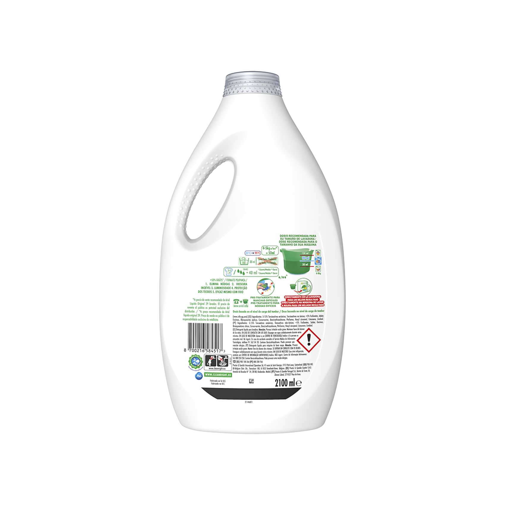 Detergente Liquido Og 28+14 Ariel 42Lv